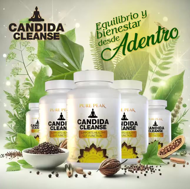 Candida Cleanse® Cápsulas que reducen antojos, hinchazón y fatiga 🎁Oferta