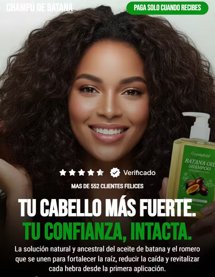 Shampoo De Batana 💥El Shampoo que activa folículos y renueva tu cabello✨ OFERTA 2X1 🔥