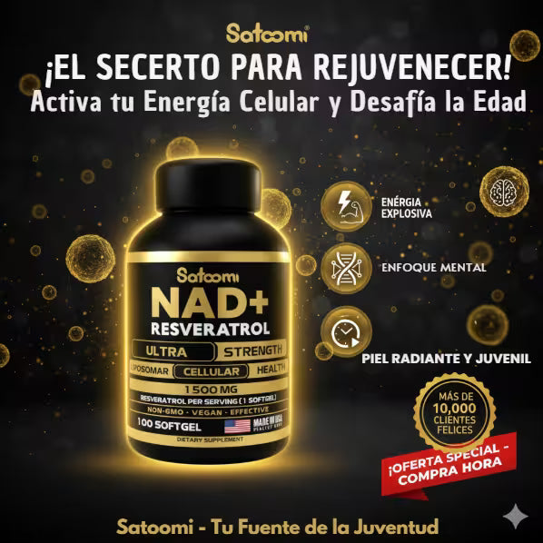 NAD+ con Resveratrol 😍🍇El secreto antiedad que usan las celebridades 💫