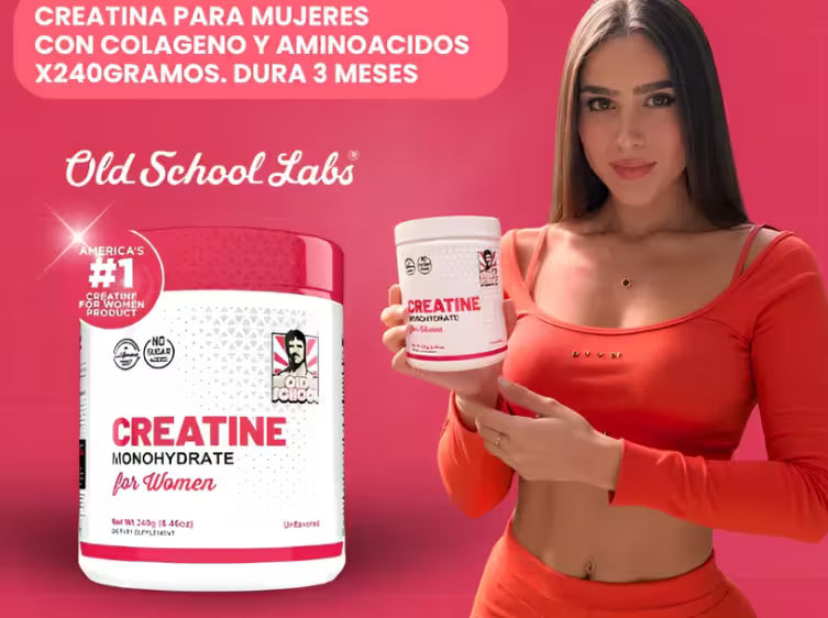 Creatina Monohidratada para mujeres 🌸El secreto de las chicas fit! 💖 Más fuerza, más curvas y piel radiante 💪✨